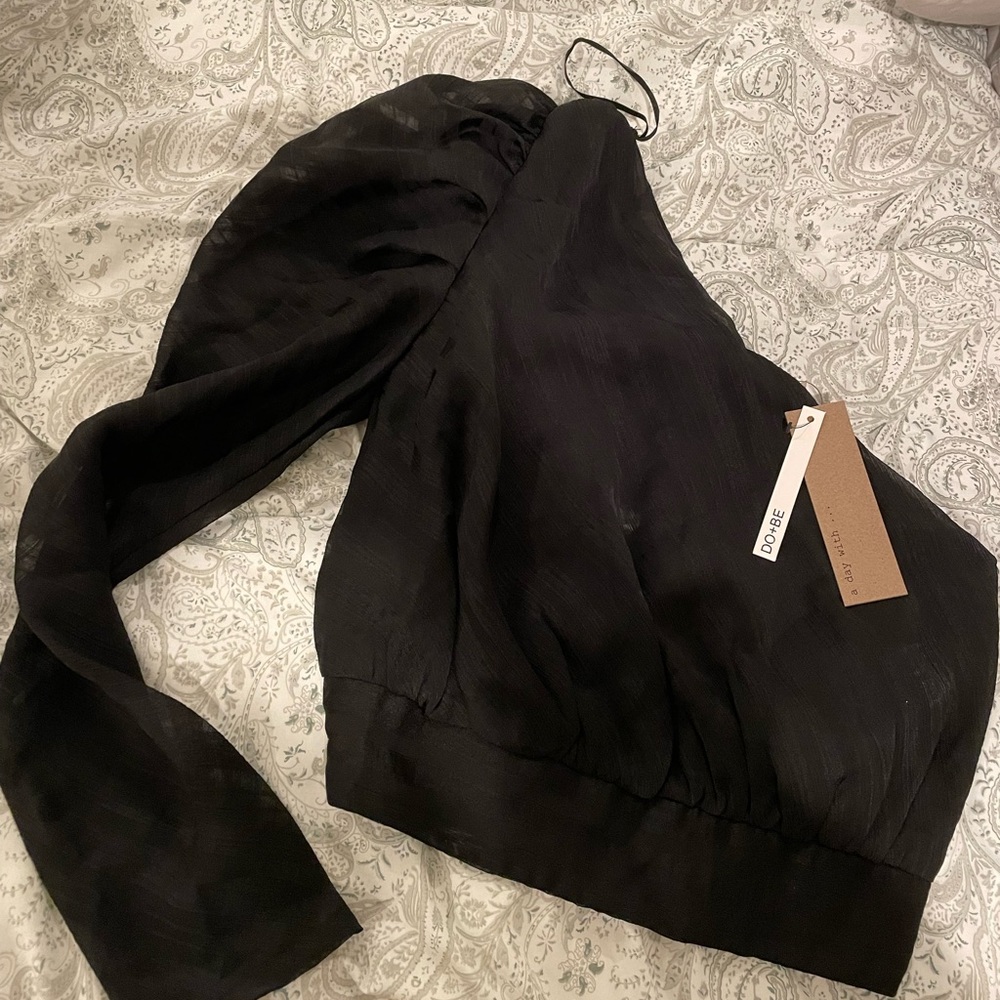 Party top, one sleeve